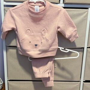 Pink Bear Face Outfit